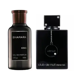 CLUB DE NUIT INTENSE (men) + BHARARA KING Perfume for (men) 3.4oz(100ml) - Fragrance Gift Bundle
