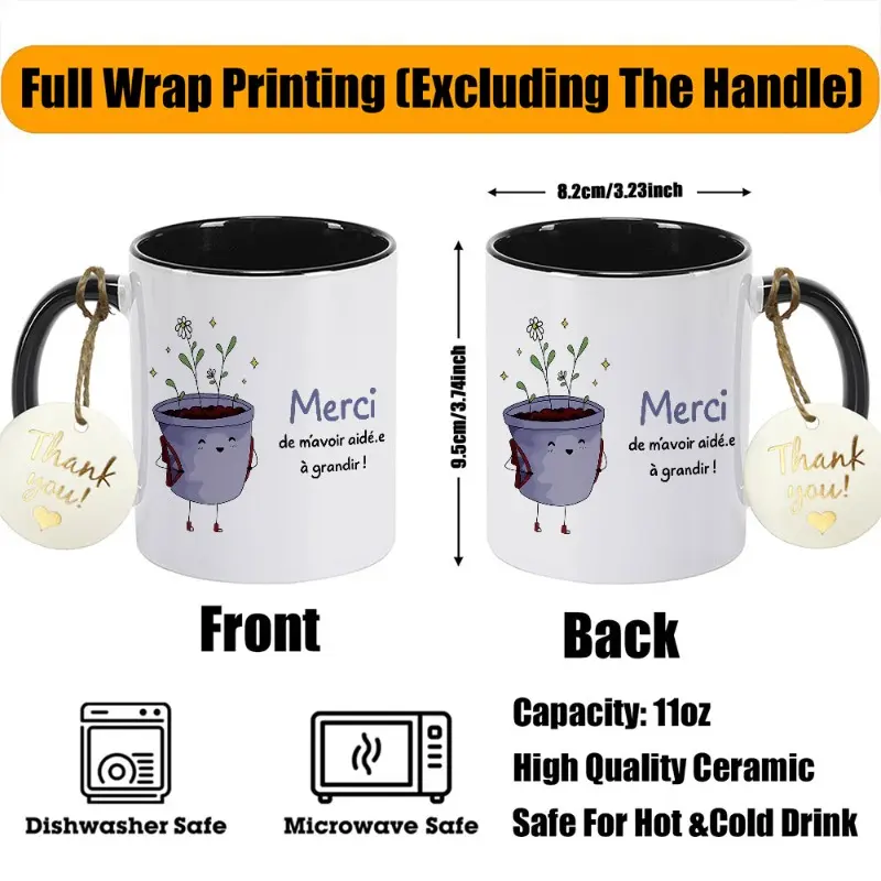 1pc 325ml cute mug coffee mug Seven Color Options Trendy Kawaii Vintage  Reusable Double Wall Teacher Engineer kitchen travel - TikTok Shop