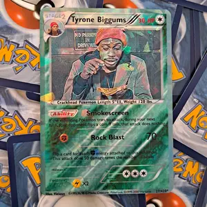 Tyrone Biggums Pokemon Card - Tyrone Biggums custom art card