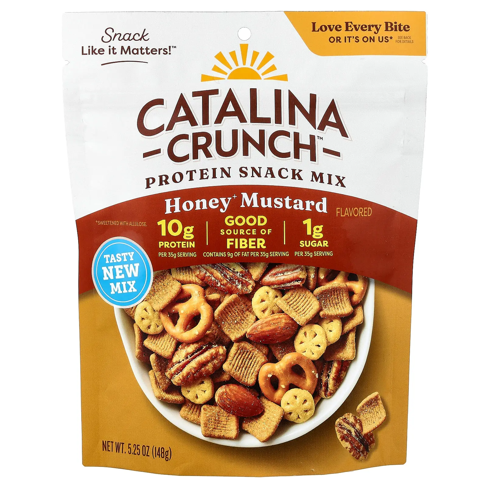 Catalina Crunch Protein Snack Mix, Honey Mustard, 5.25 oz (148 g)