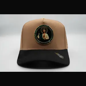Cap “San Juditas”, beige/black,”La Office Hats”