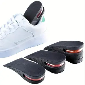 Height Boosting Invisible Insoles, Height Increasing Insole, 1 Pair Adjustable Shoe Heel Cushion for Taller Support, Absorbent Foot Pad for Ultimate Comfort and Shock Absorption, Insoles for Athletes