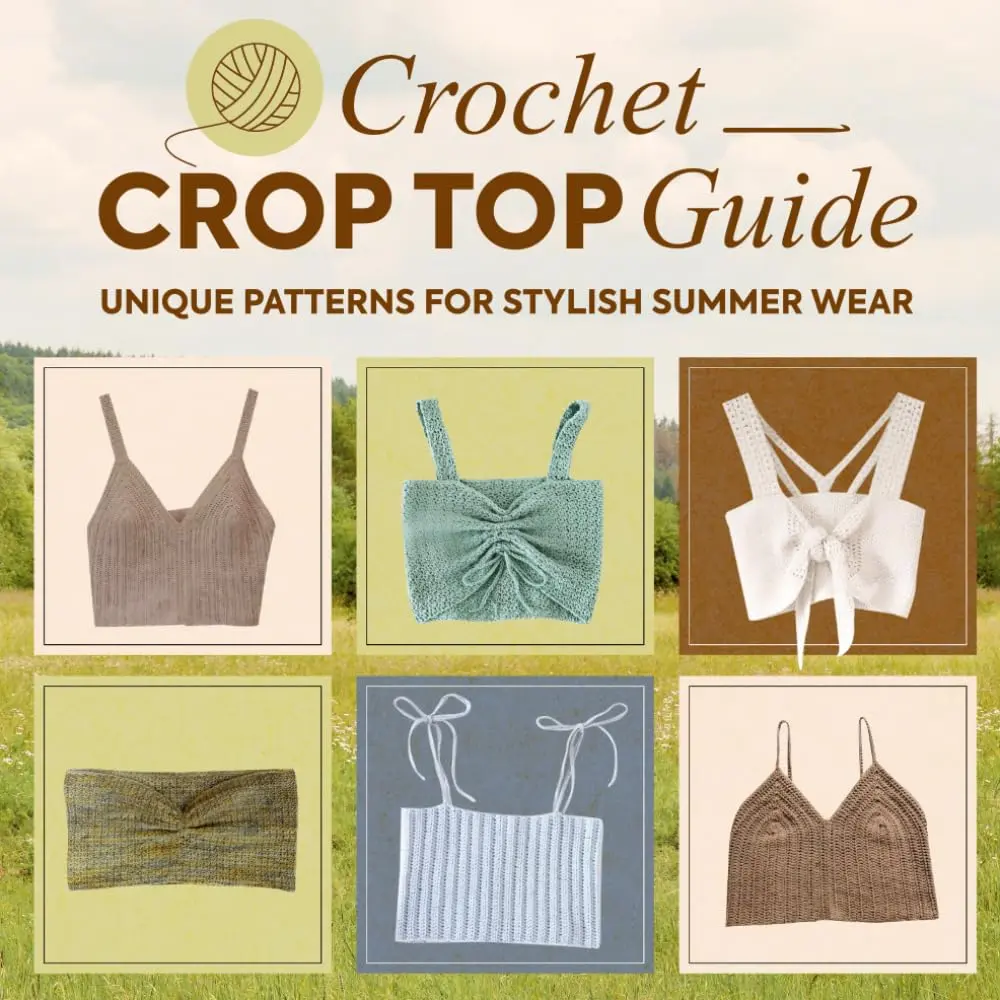 Crochet Crop Top Guide:  Patterns for Stylish Summer Wear - Paperback