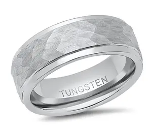 Steel By Design Men's Tungsten Prism Band Ring