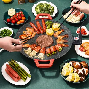 Multi-function medical stone grill pan non-stick pan