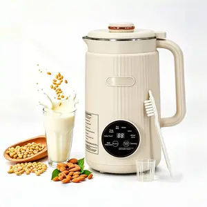 8 in 1 Nut Milk Maker Machine, 42oz IMD Screen Almond Milk Maker, Soy Milk Maker with Self-Cleaning, Delay Start, Keep Warm, Boil Water, Automatic Plant-Based Milk Blender for Soybean, Oat, Coconut/soy milk maker