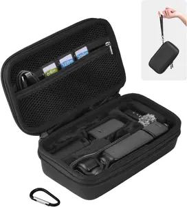 Pocket 3 Case, Portable Carrying Bag Protective Hard Storage Bag for DJI  Pocket 3 Creator Combo Camera Accessories with Wrist and Carabiner (Black)