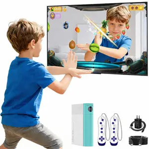 2026 Latest Kids AR Motion Game Console: Plug & Play TV Video Game System with 21 Built-in Games, Ideal for Indoor Play, Education & Physical Fitness, Perfect Gift for Boys Girls Ages 6-12.