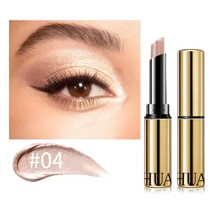 Hua Surv Highlighter Eyeshadow Stick, Pearl Long-Lasting Waterproof Easy Application Eye Makeup, Perfect for Parties Dates Events Hs5137-04