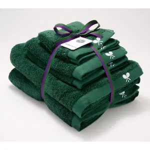 Wimbledon x Christy Set of 6 Egyptian Cotton Towels