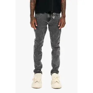 Men's Slim-Fit Grey Wash Jeans