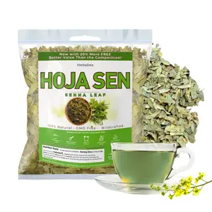 [VIRAL 20% FREE] Hoja de Sen Té (Senna Leaf Tea Natural) Net Wt. 5oz (141g) - 100% Natural, Vegan, Wildcrafted, From Mexico.