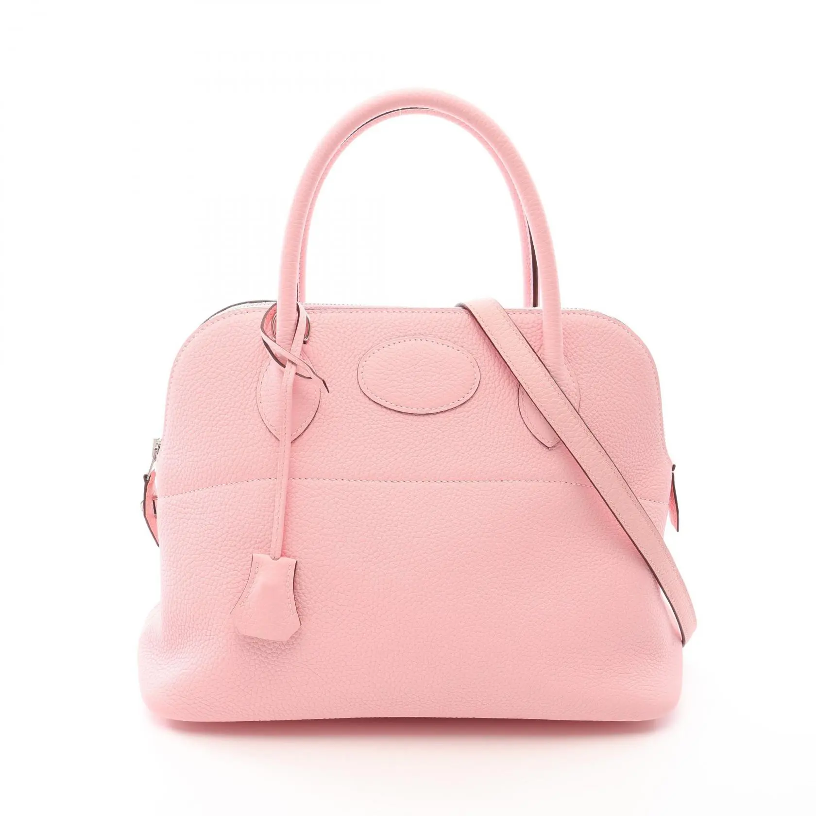 Pre-owned HERMÈS Calfskin Shoulder Bags Hermes Bolide31 Taurillon Clemence Handbag