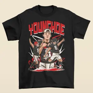Younghoe Koo Cartoon Style Atlanta Football T-Shirt