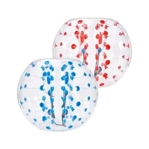 VEVOR Inflatable Bumper Balls 2-Pack, 4FT/1.2M Body Sumo Zorb Balls for Teen Adult, 0.8mm Thick PVC Human Hamster Bubble Balls for Outdoor Team Gaming Play, Bumper Bopper Toys for Garden, Yard, Park