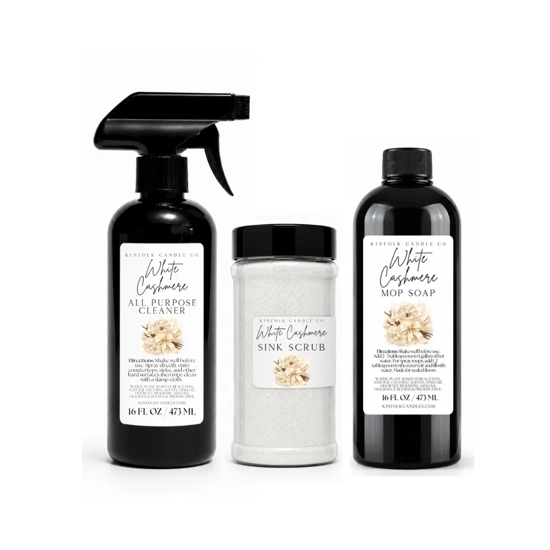 Winter Cozy Clean Mega Bundle – Luxury Mop Soap, All-Purpose Cleaner & Sink Scrub Cleaning Products Cleaning Set