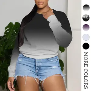 Women's Crewneck Sweatshirts Long Sleeve Casual Oversized Sweatshirt