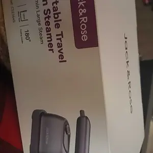 Jack&Rose 2-in-1 Steam Iron & Clothes Steamer - Handheld Portable Garment Wrinkle Remover, Fast Heat-Up, Large Soleplate, 150ml Water Tank - Lightweight for Home, Travel,