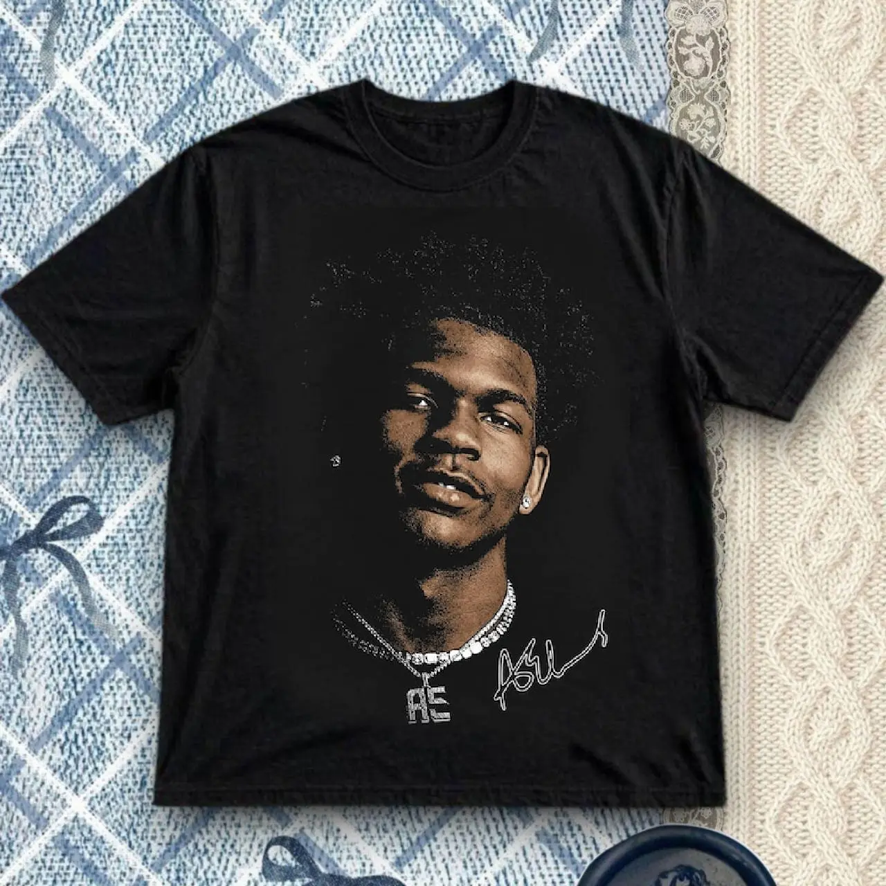 Anthony Edwards T-Shirt Tee - High Quality Vintage Basketball Fan Gift Shirt Unisex T-shirt Crewneck Made Using 100% Us Cotton & Printed In The USA