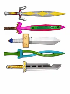 Kinstore Legend Fantasy of Majora's Mask Cosplay Zelda PU Foam Sword Series for Costume Great Fairy Kokiri Razor Gilded Fierce Deity Ronish Singh PU Foam Sword