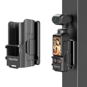 FLYMILE Magnetic Bracket Mount for DJI Pocket 3, Expansion Adapter and Steering Holder Car Desktop Mounting Accessories for Camera, Easy Installation, Durable Construction