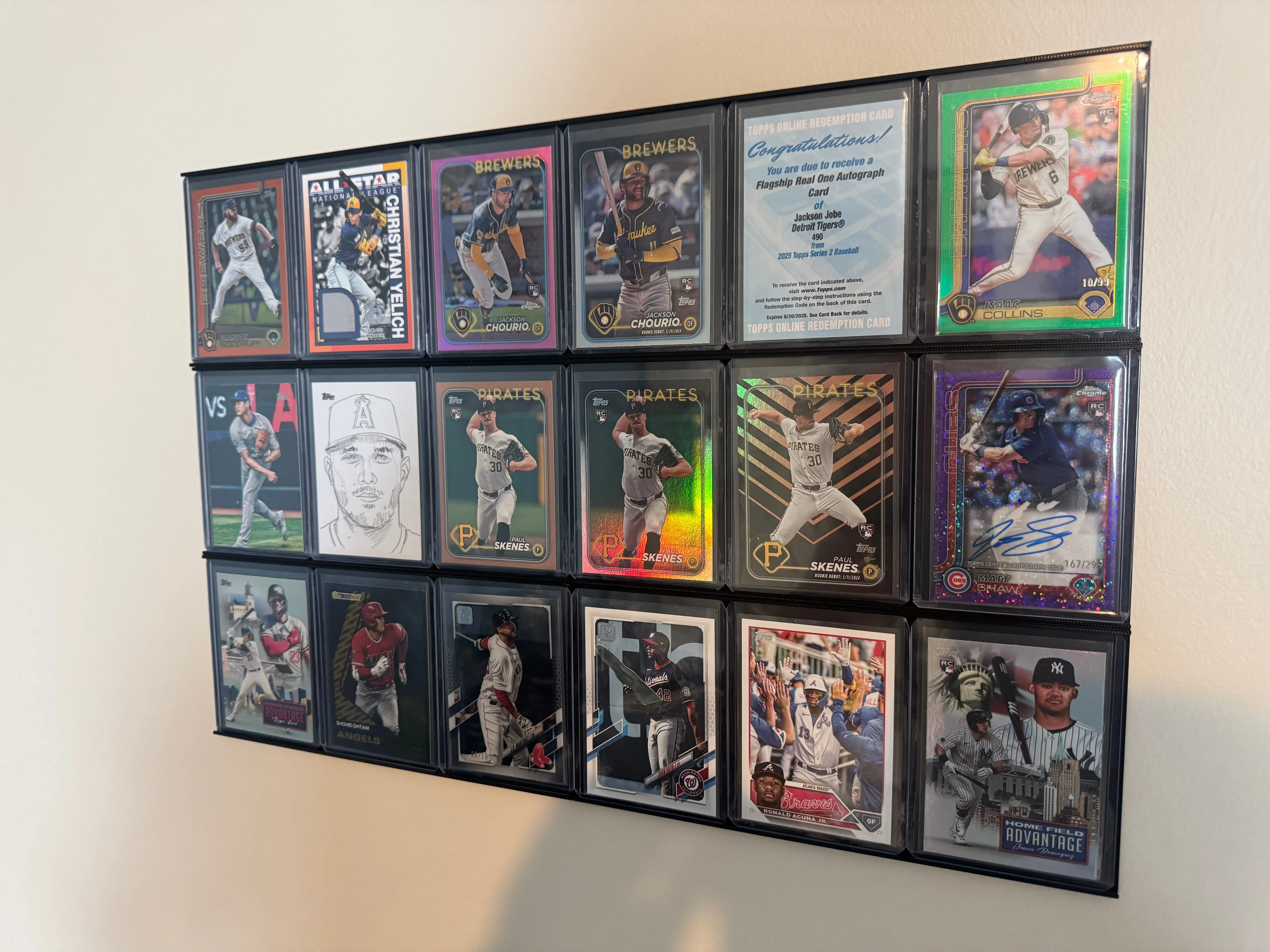Top Loader Wall Mounting Display Plates — Up to 59pt Toploaders (2 Plates)