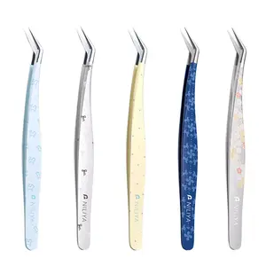 Multi-Purpose Precision Tweezer for Stickers & Lashes, Ergonomic Crafting Tool for Diorama, Electronics & Scrapbooking