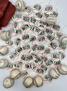 Baseball Bat Bag Tags | Bat Bag Equipment Bag Personalized Tag