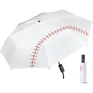 High-End Baseball Eight-Rib Folding Lightweight Umbrella, Youthful Confidence, Perfect Gift for Sports-Loving Kids, Lightweight Waterproof Umbrella, Durable & Stylish Design, Automatic Folding Umbrella, Portable Folding Umbrella