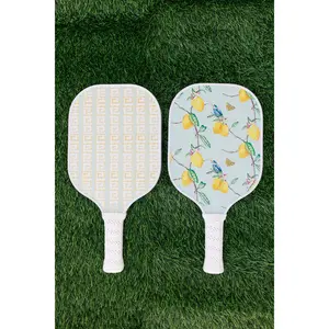 la point + Coco Zentner citrus songbird pickleball paddle