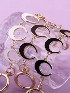 Moon Bag Charm Keychain for Bags, Unique Design Extension Pack Accessory, Perfect Valentine's Day Gift, C Brand Matching Item