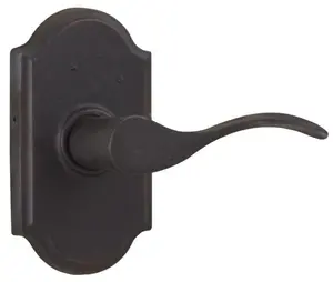 212 MAIN Right Hand Lever Carlow Premiere Passage Lock - Adjustable Latch, Full Lip Strike, Oil Rubbed Bronze, Brass, Concealed Screws (Motorcycle Locks & Security Accessory)