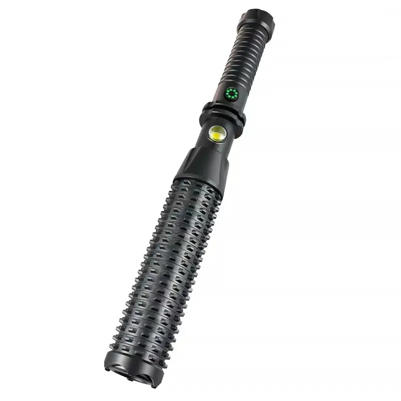 Explosive strong light mace baseball bat, fire security emergency multi-functional waterproof rechargeable strong light flashlight