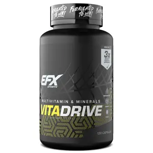 EFX Sports Multivitamin for Athletes | Vita Drive | 120 Capsules, 30 Servings with Vitamins & Antioxidants
