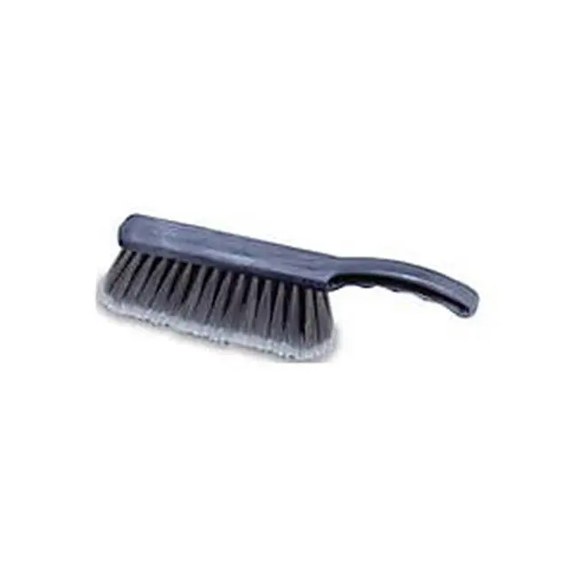 Rubbermaid FG634200SILV 12.5 in. Plastic Counter Brush with Split Tips for Quick Home Bathroom Cleanup