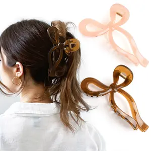 Elegant Bow Hair Claw Clips Stylish Large Hair Clips for Thin and Thick Hair
