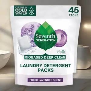 Seventh Generation undry tergent Packs Fresh venr - 45ct/31.7oz