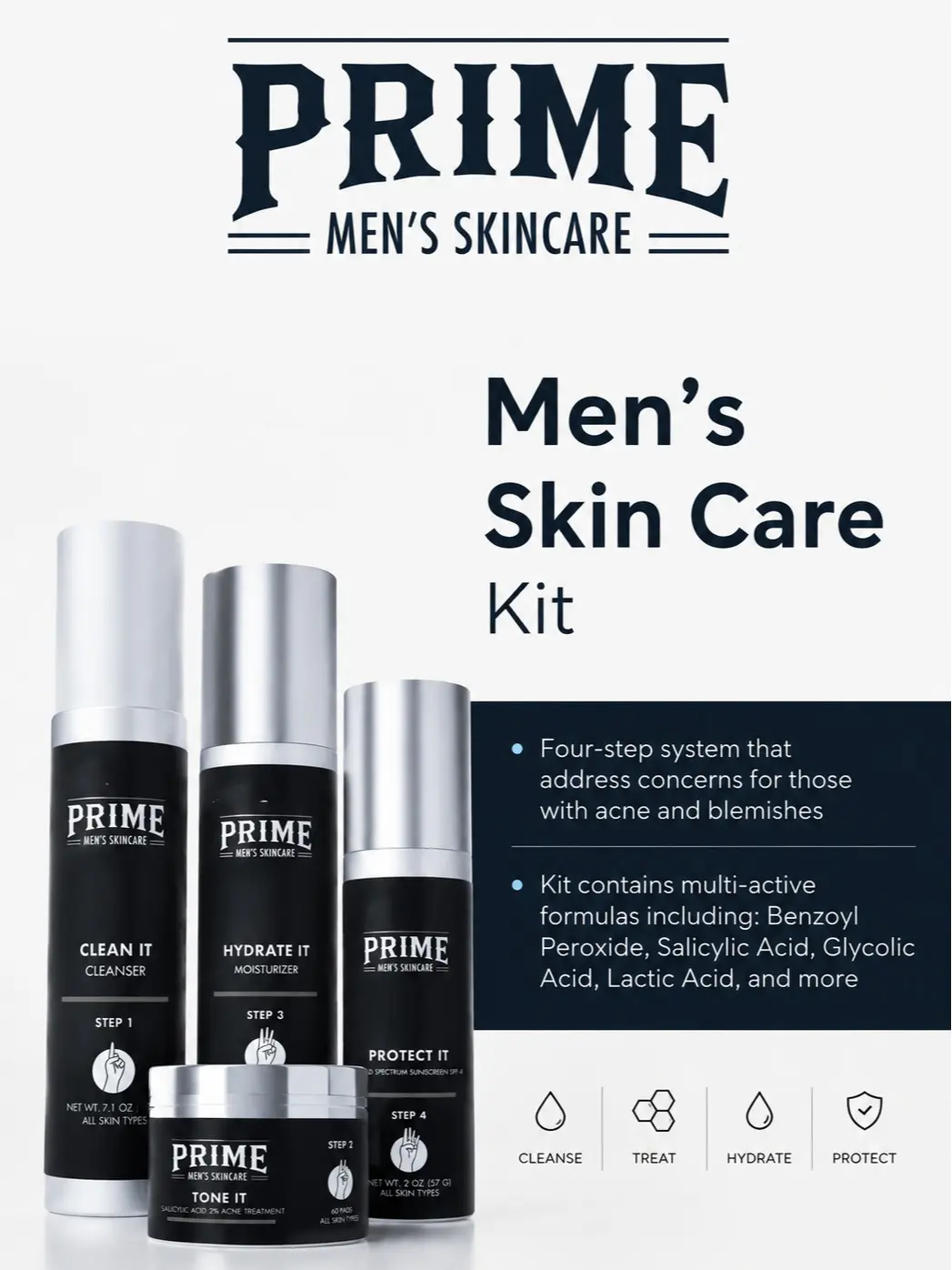 Prime Men's Skin Care Kit