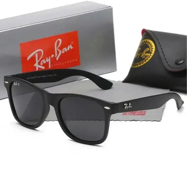Ray-Ban Classic Black Sunglasses – Square Frame UV Protection Eyewear for Men & Women