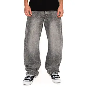 Men's Baggy Fit Stone Washed Jeans