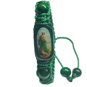 St Jude Knotted Rope Bracelet