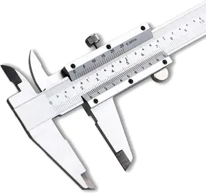 Vernier Caliper Measuring Tool 6", 0-6Inch/0-150mm Manual Non Digital Calipers, 0.001"/0.02mm  Durable Micrometer