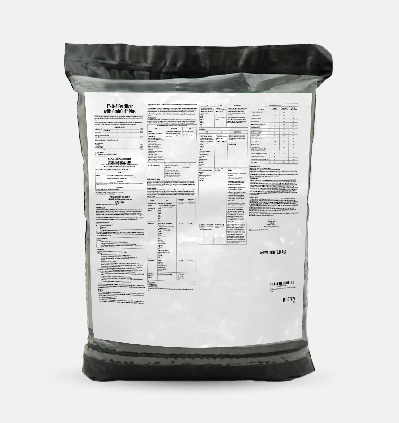 The Andersons GrubOut Plus Lawn Food 17-0-3 - Lawn Fertilizer and Grub and Insect Control in One