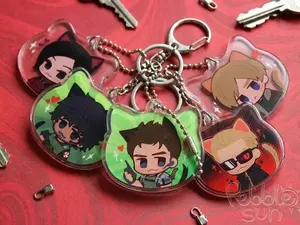 Resident Evil Cat Acrylic keychain