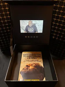 (NEW) Personalized Video Gift Box & Signed Autograph Book: Gotta Laugh To Keep From Crying (Paperback)