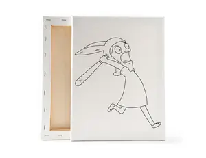Bob's Burgers Inspired Pre-Sketched Canvas