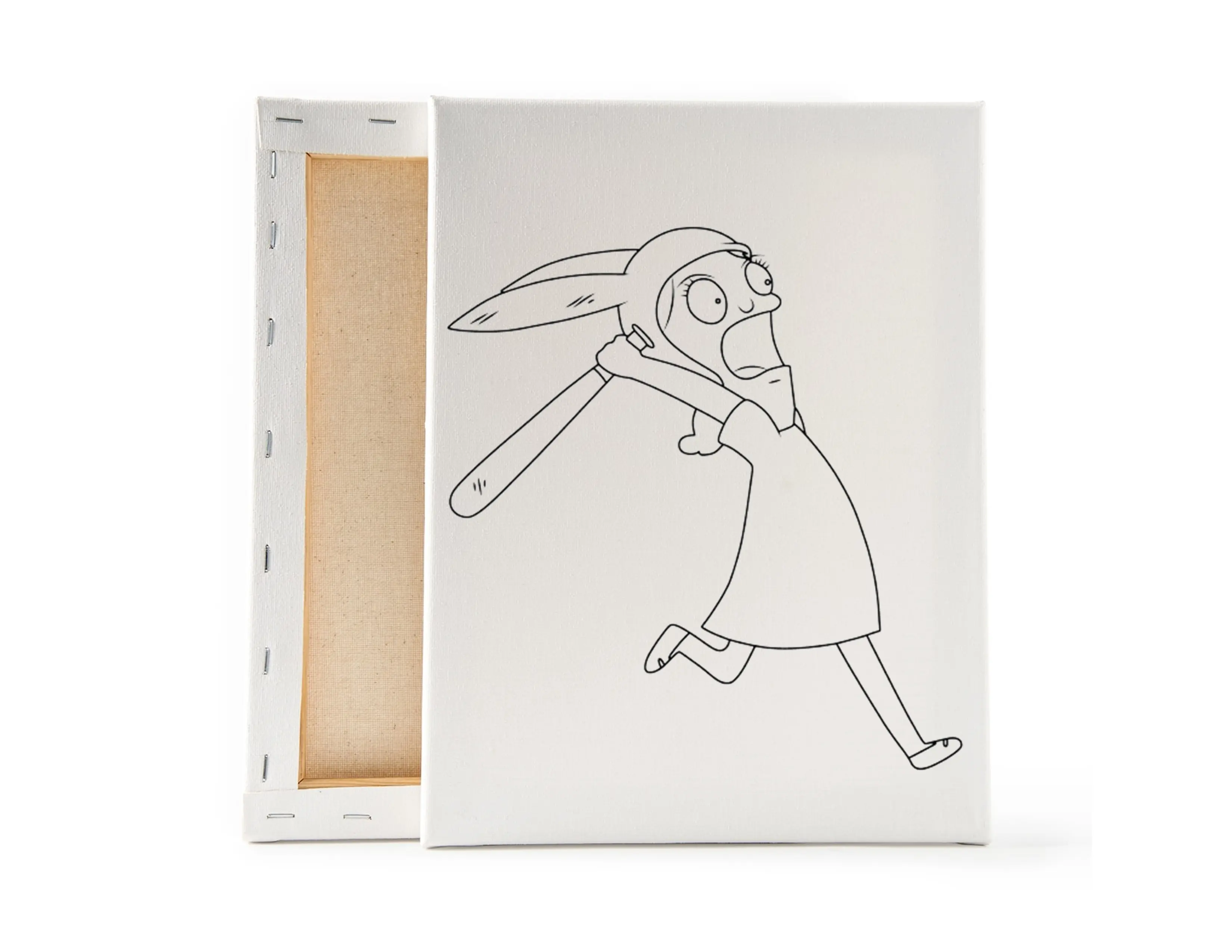 Bob's Burgers Inspired Pre-Sketched Canvas