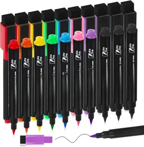 20  Dry Erase Markers Ultra Fine Tip, 0.7mm, Extra Fine Point Erasable Markers with Eraser, Thin White Board Markers Dry Erase, Low Odor, 8 Colors