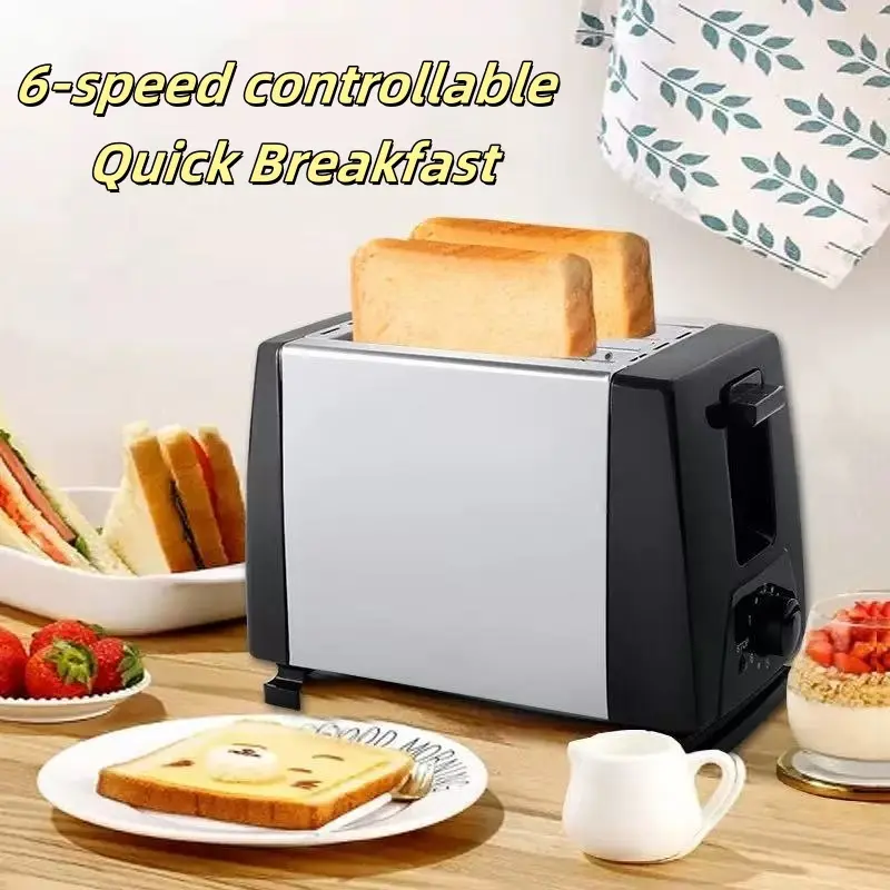Heavy Duty Resistance Band Set for Home Leg & Butt Workouts with Free Carry Bag, Plus 6-Setting Kitchen Sandwich Toaster with 1.18-Inch Extra-Wide Slots, Slide-Out Crumb Tray & Cancel Button (For Bagels, Waffles)