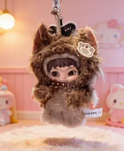 WAKUKU Fuzzy Kid& Puka Meow Series Plush Doll & Cute Collectible Doll,&Surprise Toy Gift